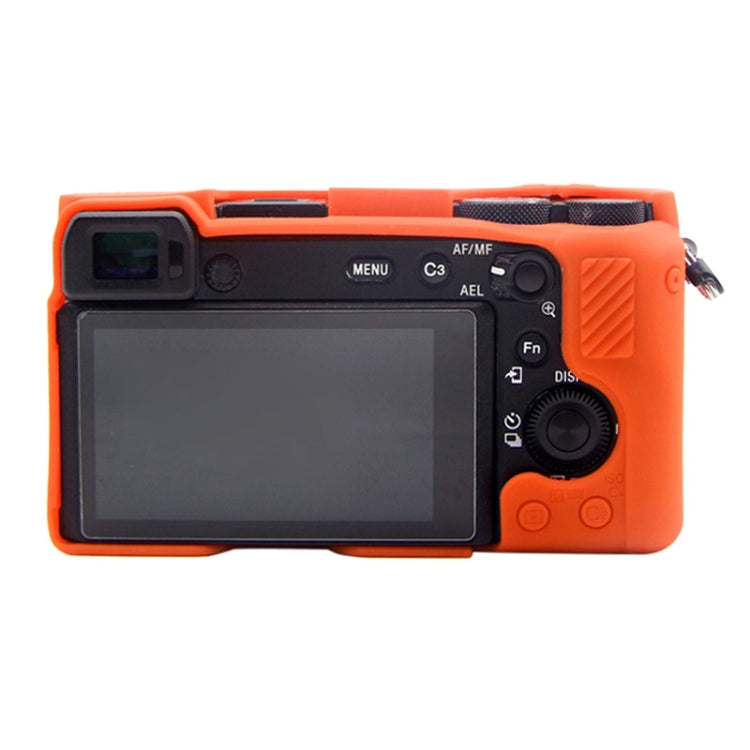 PULUZ Soft Silicone Protective Case for Sony A6600 / ILCE-6600(Orange) - Protective Case by PULUZ | Online Shopping UK | buy2fix