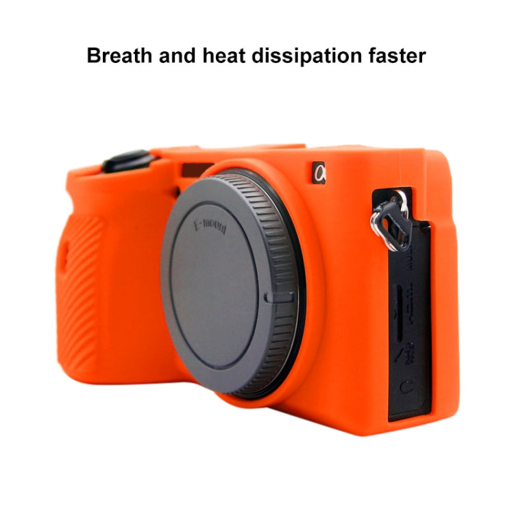 PULUZ Soft Silicone Protective Case for Sony A6600 / ILCE-6600(Orange) - Protective Case by PULUZ | Online Shopping UK | buy2fix