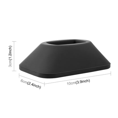 For Insta360 X3 PULUZ Silicone Base Desktop Stand(Black) - Mount & Holder by PULUZ | Online Shopping UK | buy2fix