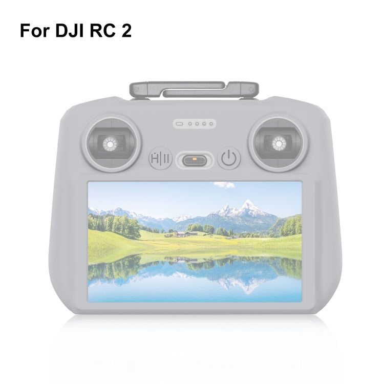 For DJI Mini 4 Pro / Air 3 Remote Control / DJI RC 2 with Screen PULUZ Silicone Protective Case (Grey) - Others by PULUZ | Online Shopping UK | buy2fix