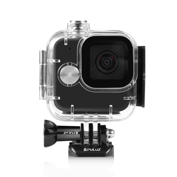 For GoPro Hero11 Black Mini PULUZ 40m Waterproof Housing Protective Case with Buckle Basic Mount & Screw (Transparent) - Waterproof Cases by PULUZ | Online Shopping UK | buy2fix