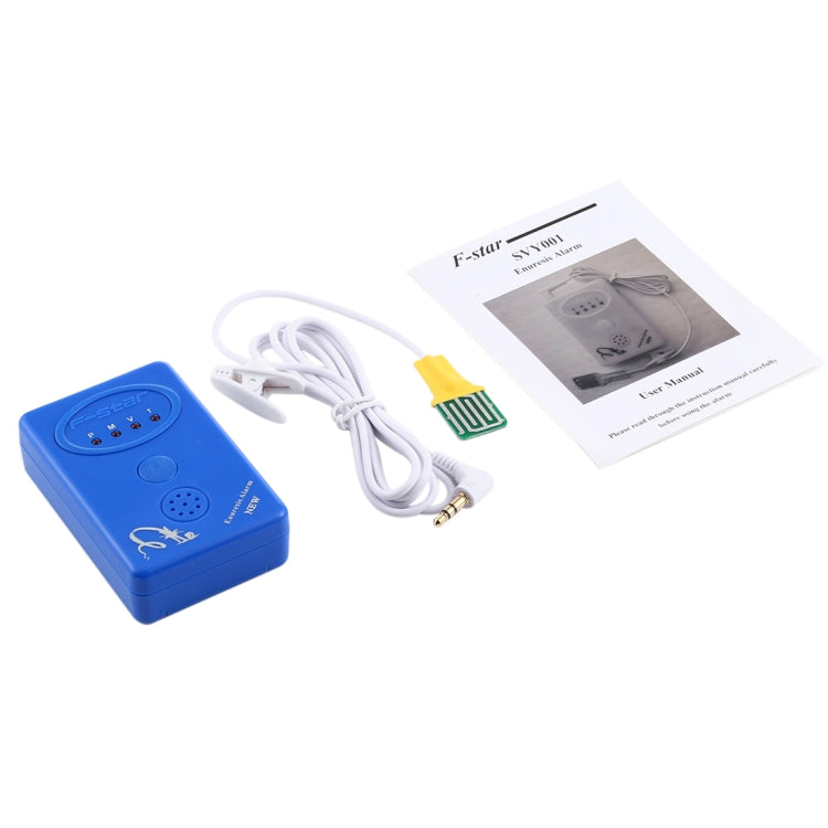 SVY001B Adult / Baby Bedwetting Enuresis Urine Bed Wetting Alarm +Sensor With Clamp(Blue) - Home & Garden by buy2fix | Online Shopping UK | buy2fix