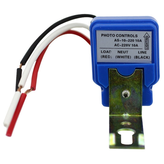 AS-10 220V 10A Waterproof Auto On Off Street Light Sensor Control Switch - Consumer Electronics by buy2fix | Online Shopping UK | buy2fix