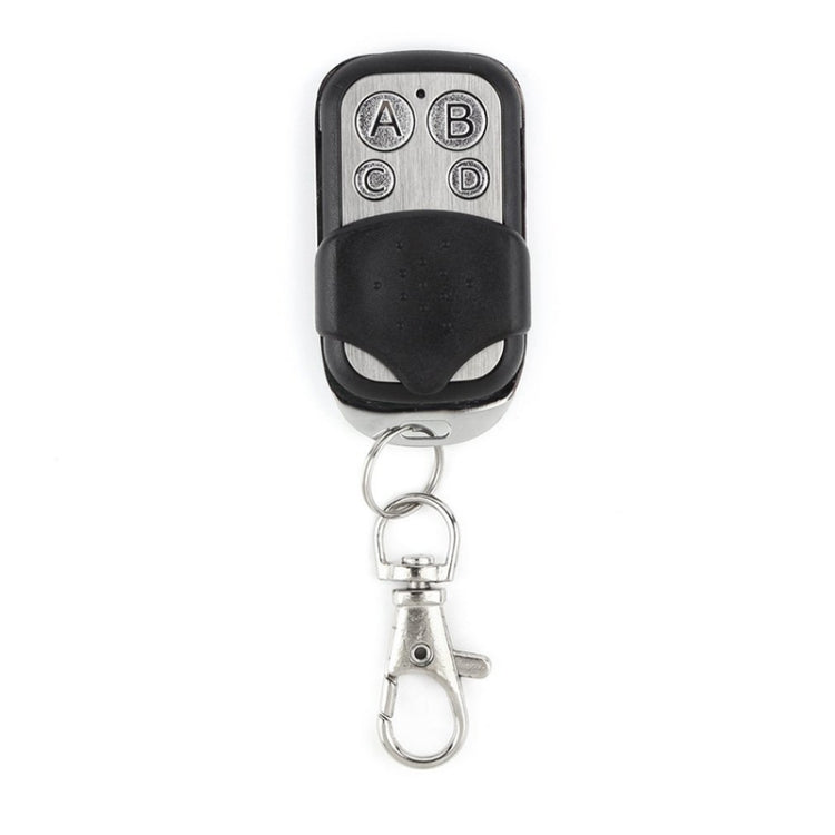 315MHz Metal Wireless Learning Code 4 Keys Remote Control (Black + Silver) - Consumer Electronics by buy2fix | Online Shopping UK | buy2fix