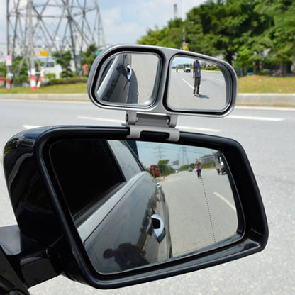 Right Side Rear View Blind Spot Mirror Universal adjustable Wide Angle Auxiliary Mirror(Silver) - Convex Mirror & Accessories by 3R | Online Shopping UK | buy2fix