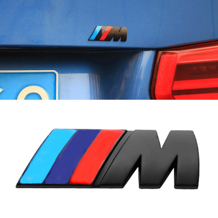 M Style Metal Chrome Badge Sticker - 3D Metal Sticker by buy2fix | Online Shopping UK | buy2fix