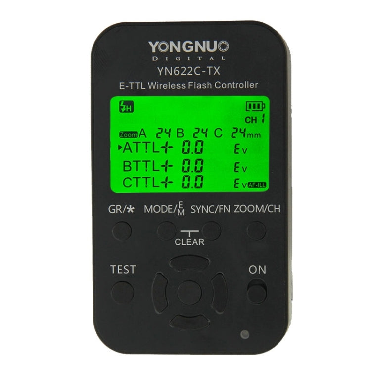 YONGNUO YN622C-KIT E-TTL Wireless Flash Trigger Controller + Transceiver Kit for Canon Camera - Camera Accessories by YONGNUO | Online Shopping UK | buy2fix