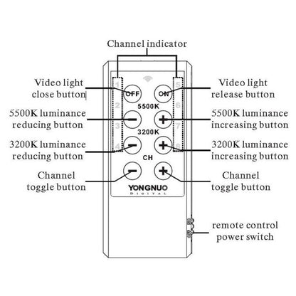 YONGNUO YN900 900pcs LED Illumination Dimming Studio 3200K-5500K Video Light -  by YONGNUO | Online Shopping UK | buy2fix