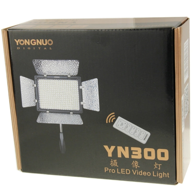 YONGNUO 300 LEDs Pro LED Studio Video Light for Canon / Nikon / Sony Camcorder DSLR (YN300)(Black) -  by YONGNUO | Online Shopping UK | buy2fix