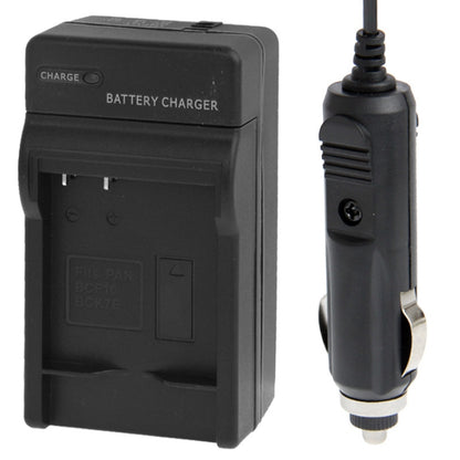 Digital Camera Battery Car Charger for Panasonic BCF10 / BCK7E(Black) - Camera Accessories by buy2fix | Online Shopping UK | buy2fix