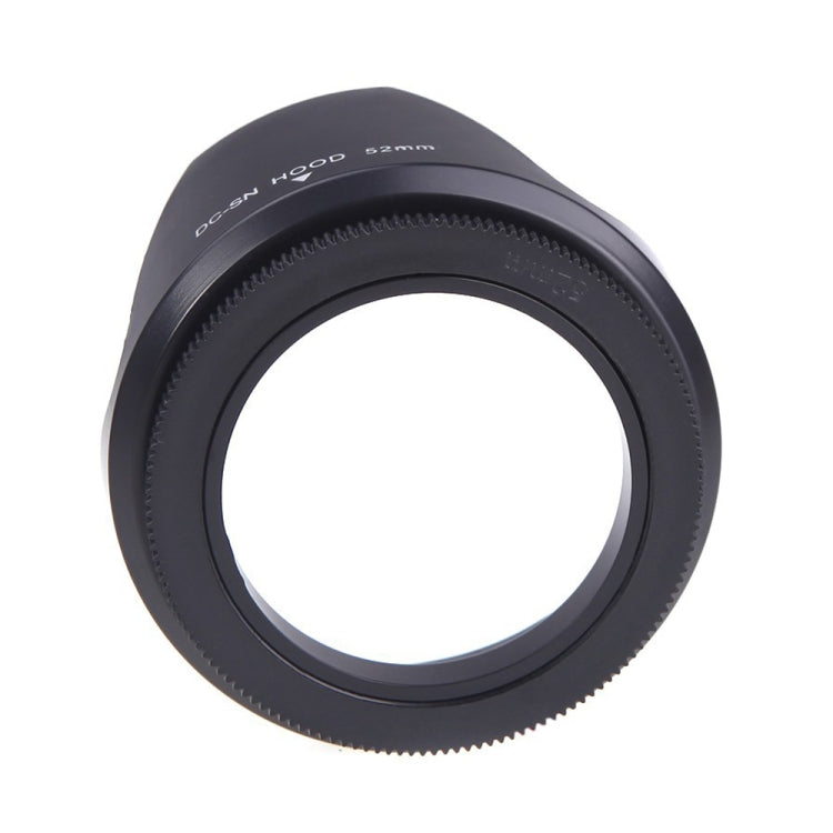 52mm Lens Hood for Cameras(Screw Mount)(Black) - Camera Accessories by buy2fix | Online Shopping UK | buy2fix