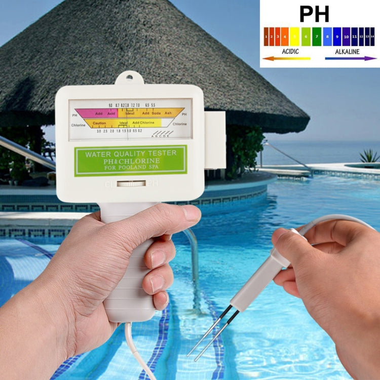 Home Swimming Pool Water PH / CL2 Tester, Cable length: 1.2m - Consumer Electronics by buy2fix | Online Shopping UK | buy2fix