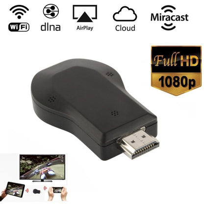 M2 Android 1080P Ezcast HDMI Dongle / HDMI AirPlay DLNA WIFI Displayer Receiver for Android OS / iOS / MAC OS / Windows Devices, Support Sharing Online to TV WIFI Display(Black) - Consumer Electronics by buy2fix | Online Shopping UK | buy2fix