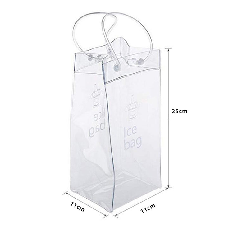 High Quality PVC Ice Bag for Wine(Transparent) - Home & Garden by buy2fix | Online Shopping UK | buy2fix