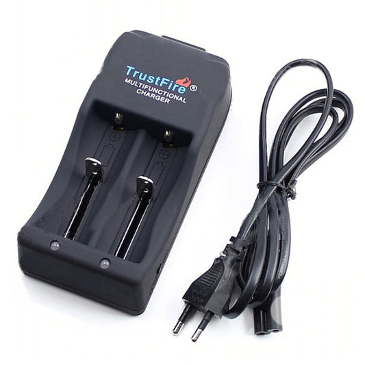 TR-006 Multi-function Battery Charger for 16340 / 18650 / 25500 / 26650 / 26700(Black) - Consumer Electronics by buy2fix | Online Shopping UK | buy2fix