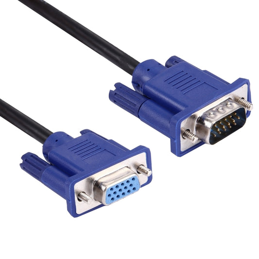 1.5m Good Quality VGA 15 Pin Male to VGA 15 Pin Female Cable for LCD Monitor, Projector, etc - Cable by buy2fix | Online Shopping UK | buy2fix