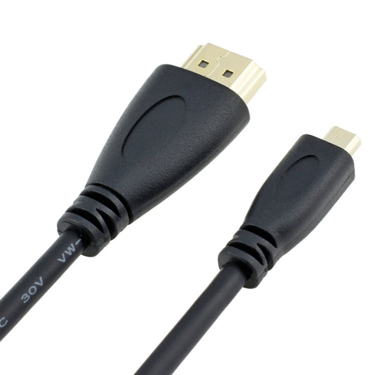 1.5m Micro HDMI to HDMI 19 Pin Cable, 1.4 Version(Black) -  by buy2fix | Online Shopping UK | buy2fix