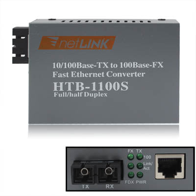 Multi-mode Fast Ethernet Fiber Transceiver - Fiber Receiver by buy2fix | Online Shopping UK | buy2fix