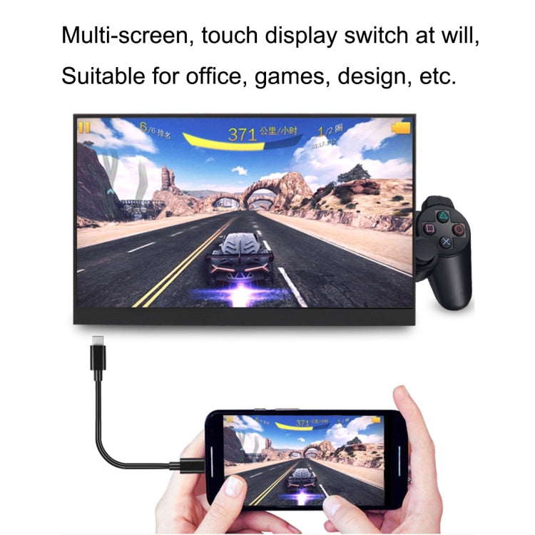 HSD-1330X 13.3 inch 1080P HD Gaming Portable Narrow Side Display - Consumer Electronics by buy2fix | Online Shopping UK | buy2fix