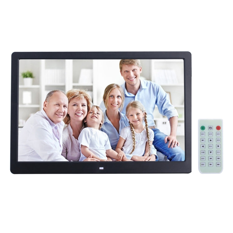 15 inch Digital Picture Frame with Remote Control Support SD / MMC / MS Card and USB , Black - Consumer Electronics by buy2fix | Online Shopping UK | buy2fix