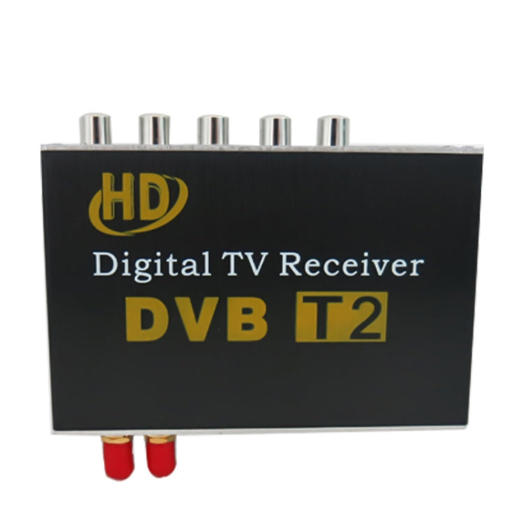High Speed 90km/h H.264 / AVC MPEG4 Mobile Digital Car DVB-T2 TV Receiver, Suit for Europe / Singapore / Thailand / Africa ect. Market(Black) - Consumer Electronics by buy2fix | Online Shopping UK | buy2fix