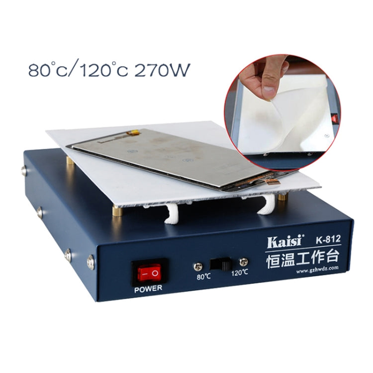 Kaisi K-812 Constant Temperature Heating Plate LCD Screen Open Separator Desoldering Station, US Plug - Repair Platform by Kaisi | Online Shopping UK | buy2fix