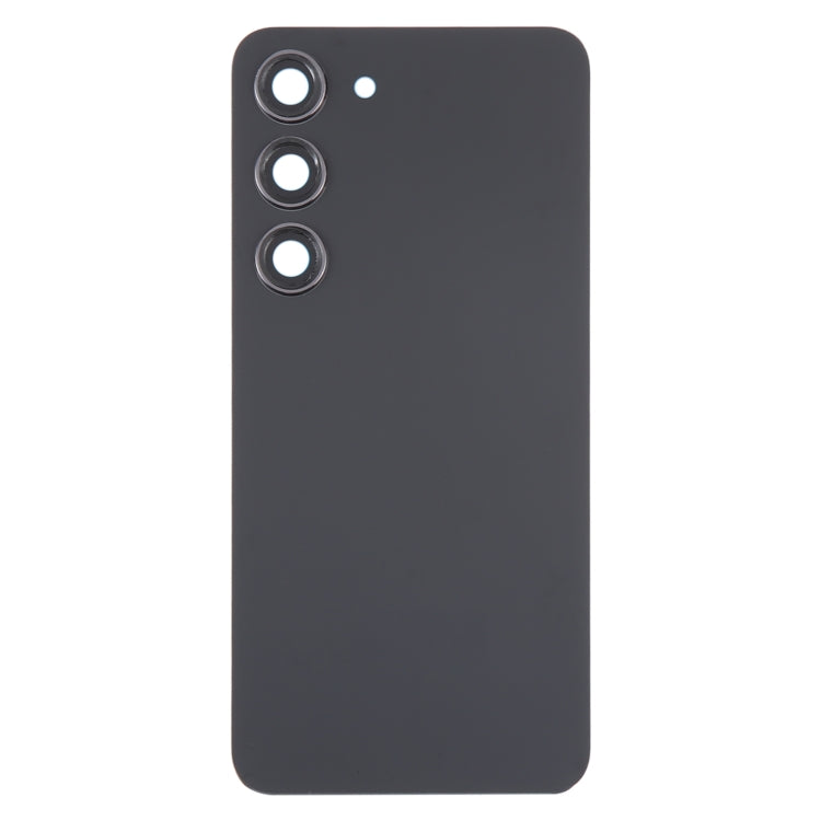 For Samsung Galaxy S23 SM-S911B OEM Glass Battery Back Cover with Camera Lens Cover(Black) - Repair & Spare Parts by buy2fix | Online Shopping UK | buy2fix