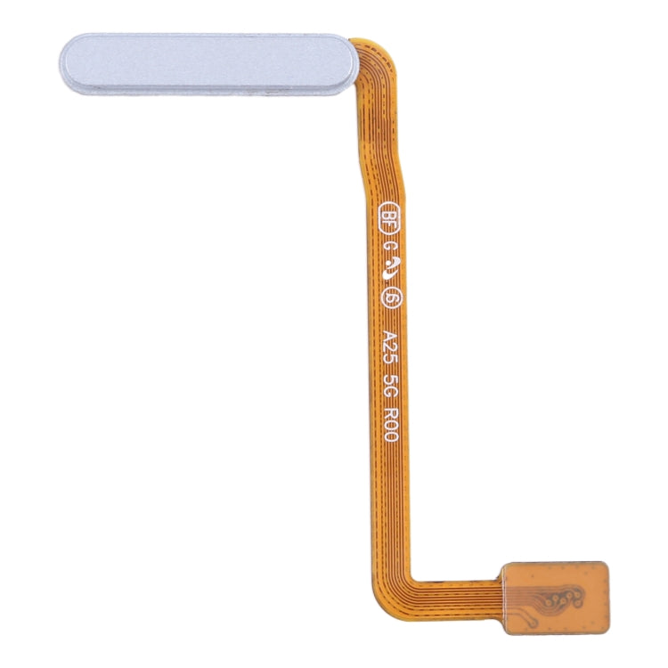 For Samsung Galaxy A25 5G SM-A256B Original Fingerprint Sensor Flex Cable (Silver) - Flex Cable by buy2fix | Online Shopping UK | buy2fix