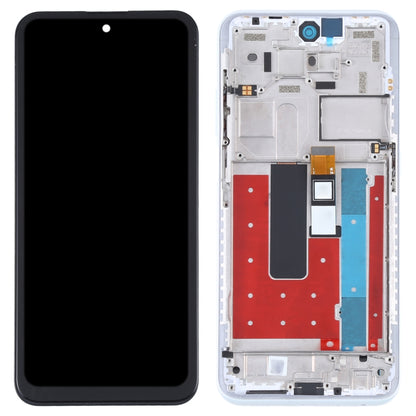 LCD Screen and Digitizer Full Assembly with Frame for Nokia X10 TA-1350 TA-1332(White) - LCD Screen by buy2fix | Online Shopping UK | buy2fix