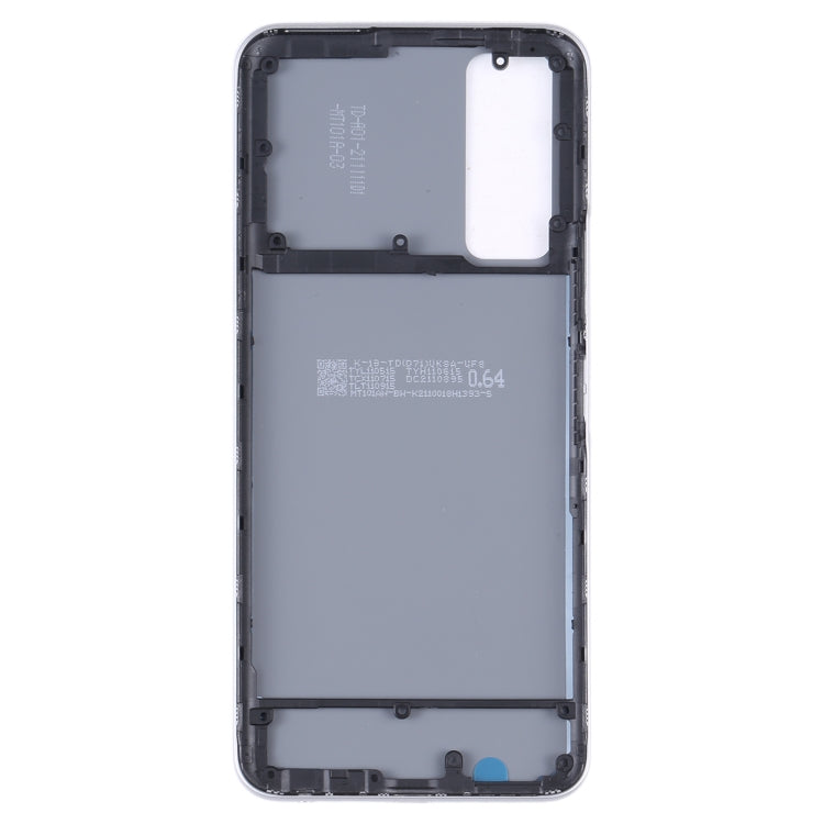 Battery Back Cover with Middle Frame for vivo Y53s 5G(Silver) - Repair & Spare Parts by buy2fix | Online Shopping UK | buy2fix