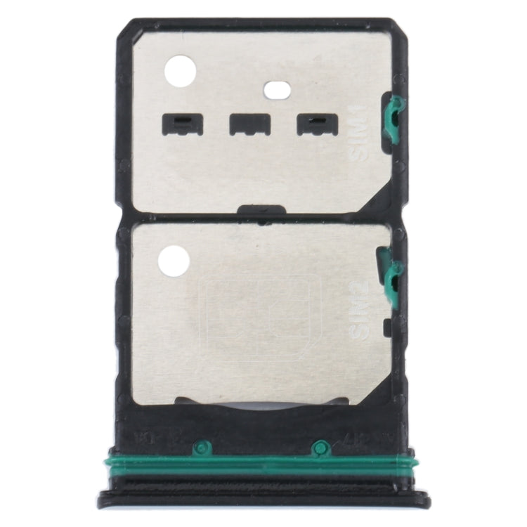 For OPPO Reno7 5G China / Reno7 5G SIM Card Tray + SIM Card Tray + Micro SD Card Tray (Black) - Card Socket by buy2fix | Online Shopping UK | buy2fix