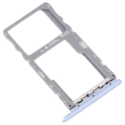 For TCL 10 SE T766H Original SIM Card Tray + SIM / Micro SD Card Tray (Purple) - Repair & Spare Parts by buy2fix | Online Shopping UK | buy2fix