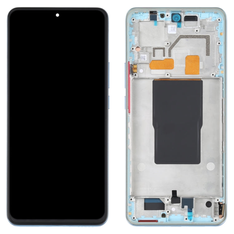 Original AMOLED LCD Screen For Xiaomi Redmi K50 Ultra / 12T / 12T Pro Digitizer Full Assembly with Frame (Blue) - Repair & Spare Parts by buy2fix | Online Shopping UK | buy2fix