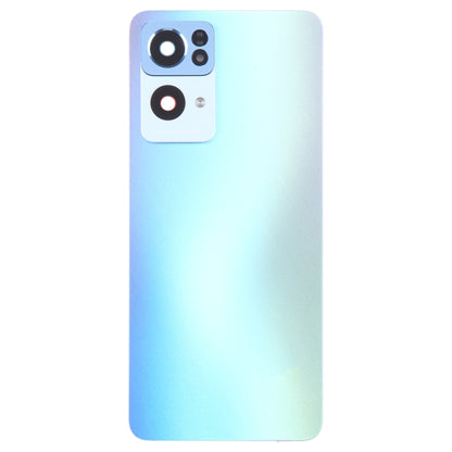 For OPPO Reno7 Pro Original Battery Back Cover with Camera Lens Cover(Blue) - Back Cover by buy2fix | Online Shopping UK | buy2fix