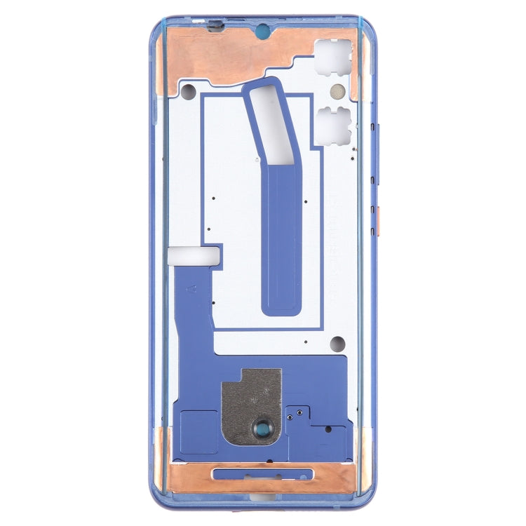 For ZTE Axon 10 Pro 5G Middle Frame Bezel Plate (Blue) - For ZTE by buy2fix | Online Shopping UK | buy2fix