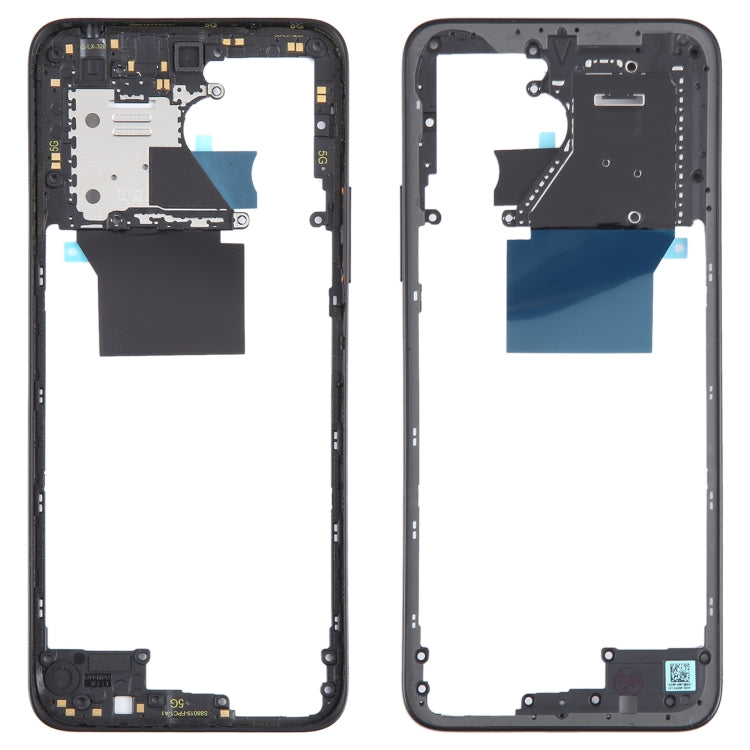 For Xiaomi Redmi 12 4G Original Front Housing LCD Frame Bezel Plate (Black) - Frame Bezel Plate by buy2fix | Online Shopping UK | buy2fix