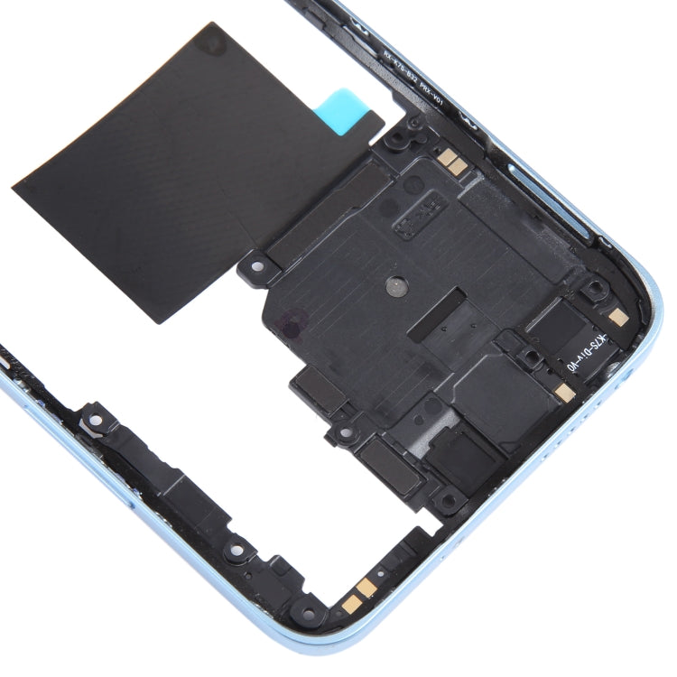 For Xiaomi Redmi Note 12S Original Middle Frame Bezel Plate (Blue) - Frame Bezel Plate by buy2fix | Online Shopping UK | buy2fix