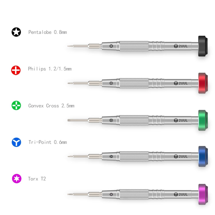 2UUL Colorful Flyshaft Screwdriver Set - Screwdriver Set by 2UUL | Online Shopping UK | buy2fix