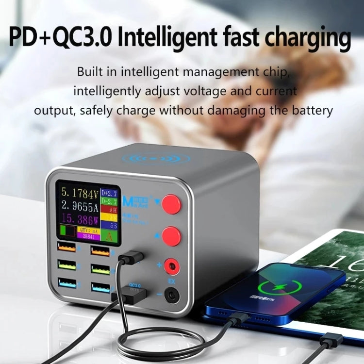 MaAnt Dianba NO.1 Multi-port Wireless USB PD Charger, EU Plug - Repair & Spare Parts by buy2fix | Online Shopping UK | buy2fix