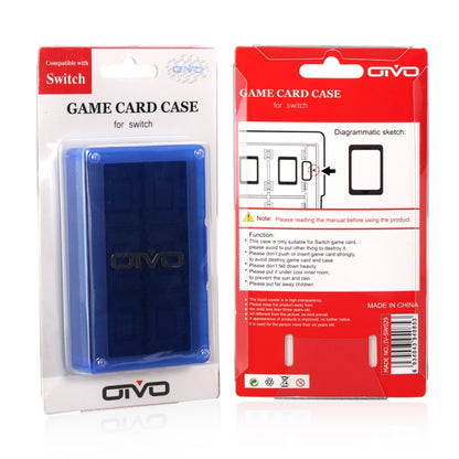 OIVO IV-SW029 24in1 Game Memory Card Storage Box Card Case Holder For Nintendo Switch(Blue) - Others by OIVO | Online Shopping UK | buy2fix