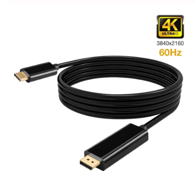 4K 60Hz Type-C to DP DisplayPort Connecting DP Adapter Cable, Cable Length: 1.8m - Computer & Networking by buy2fix | Online Shopping UK | buy2fix