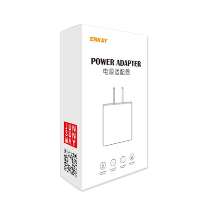 ENKAY Hat-Prince T030 18W 3A PD+QC 3.0 Fast Charging Travel Charger Power Adapter, EU Plug - USB Charger by ENKAY | Online Shopping UK | buy2fix