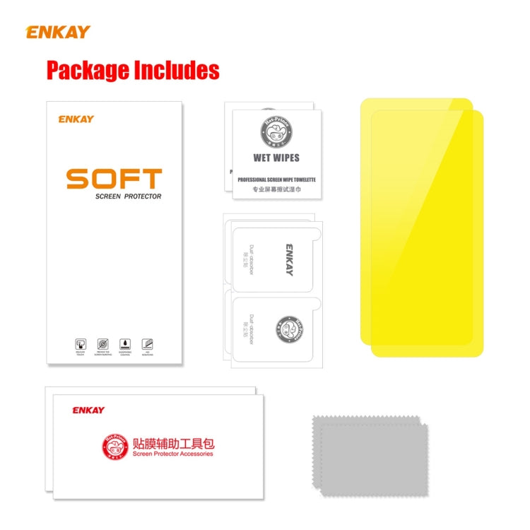 For Xiaomi Mi 11 Ultra 2 PCS ENKAY Hat-Prince Full Glue Full Coverage Screen Protector Explosion-proof Hydrogel Film - Mobile Accessories by ENKAY | Online Shopping UK | buy2fix