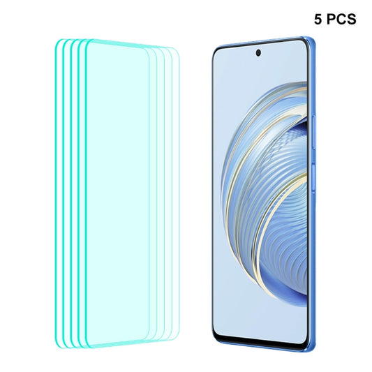 For Huawei Nova 10 Youth 5pcs ENKAY Hat-Prince 0.26mm 9H 2.5D High Aluminum-silicon Tempered Glass Film - Huawei Tempered Glass by ENKAY | Online Shopping UK | buy2fix