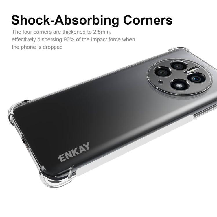 For Huawei Mate 50 Pro 4G ENKAY Transparent TPU Shockproof Phone Case - Huawei Cases by ENKAY | Online Shopping UK | buy2fix