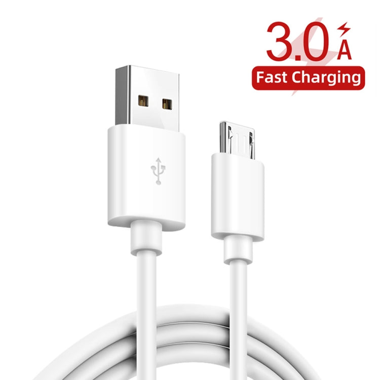 65W Dual PD Type-C + 3 x USB Multi Port Charger with 3A USB to Micro USB Data Cable, UK Plug(White) - Mobile Accessories by buy2fix | Online Shopping UK | buy2fix