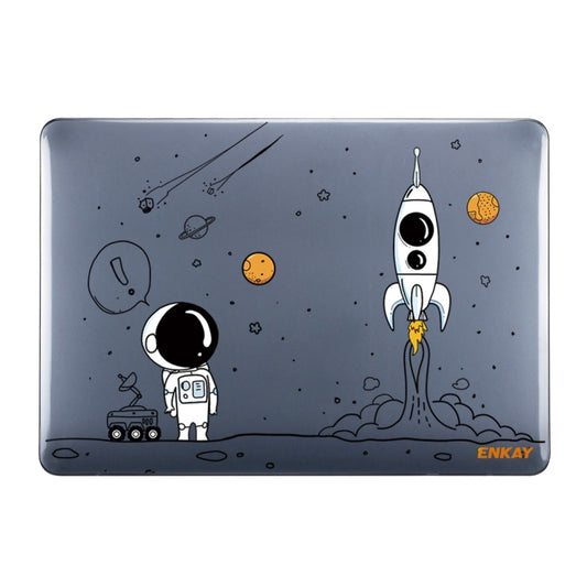 For MacBook Air 13.6 inch  A2681 ENKAY Hat-Prince Spaceman Pattern Protective Crystal Case Cover Hard Shell(Spaceman No.1) - MacBook Air Cases by ENKAY | Online Shopping UK | buy2fix