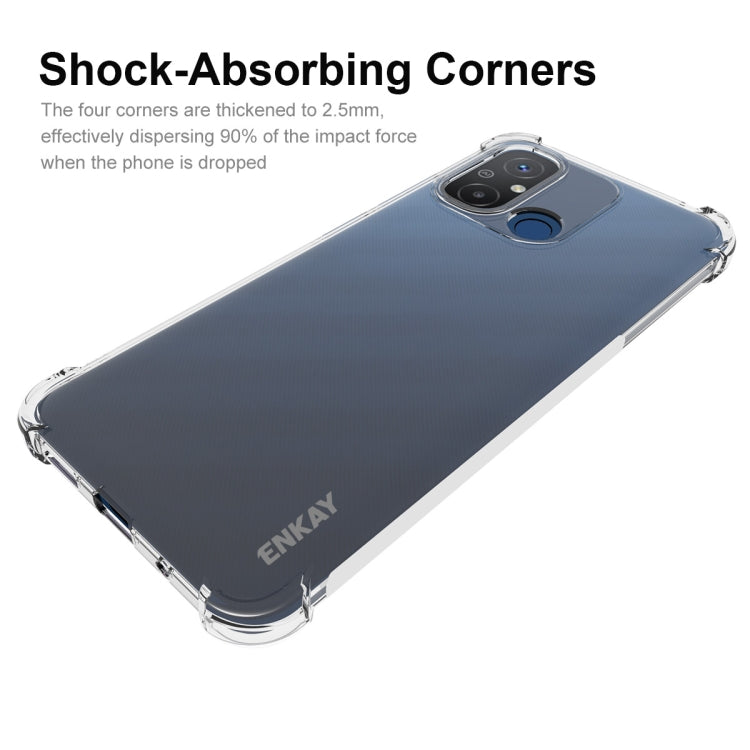 For Redmi 12C 4G ENKAY Hat-Prince Clear TPU Shockproof Phone Case - Xiaomi Cases by ENKAY | Online Shopping UK | buy2fix