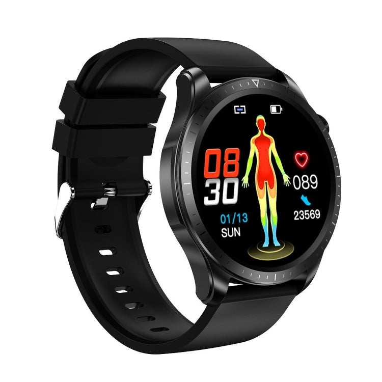 E420 1.39 inch Color Screen Smart Watch,Silicone Strap,Support Heart Rate Monitoring / Blood Pressure Monitoring(Black) - Smart Wear by buy2fix | Online Shopping UK | buy2fix