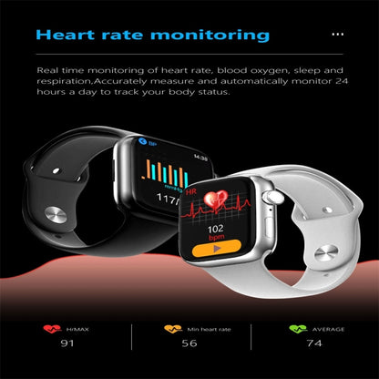 U8 Pro 2.09 inch Color Screen Smart Watch,Support Heart Rate Monitoring / Blood Pressure Monitoring(Silver) - Smart Wear by buy2fix | Online Shopping UK | buy2fix